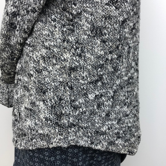 Vince Gray Speckled Linen Cotton Blend Pullover Sweater Size XS - Picture 5 of 10
